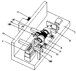 Continuous nut feeding device for automobile part processing