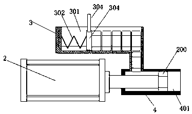 Continuous nut feeding device for automobile part processing