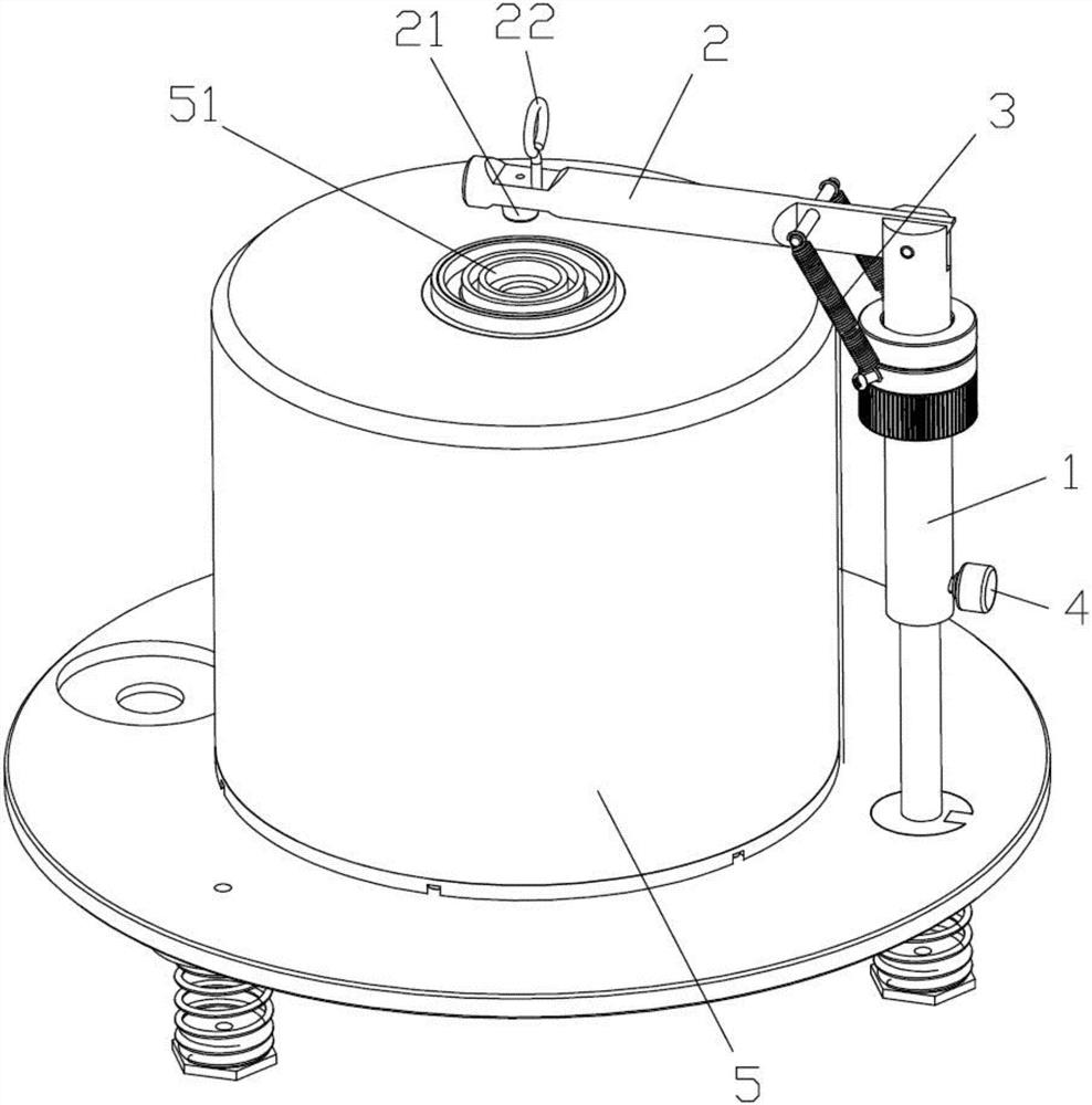 Manual nozzle pressing assembly, manual nozzle noise reduction device and manual nozzle device