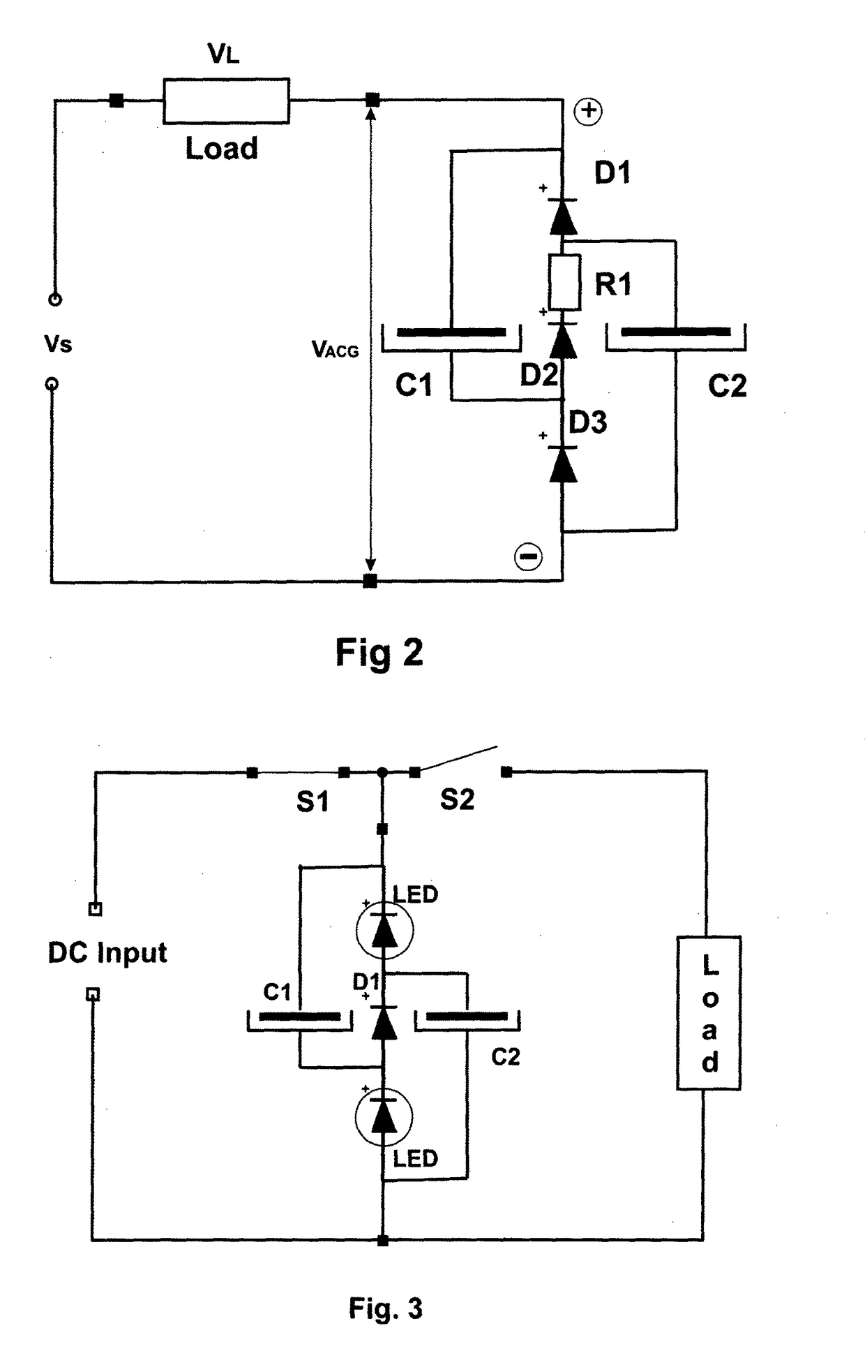 Circuit adapted to supply a voltage to an electronic device and uses thereof