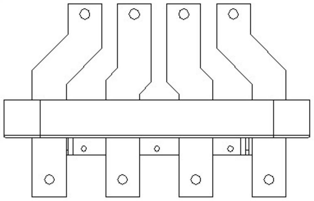 Electric leakage mutual inductor for high-power copper bar measurement