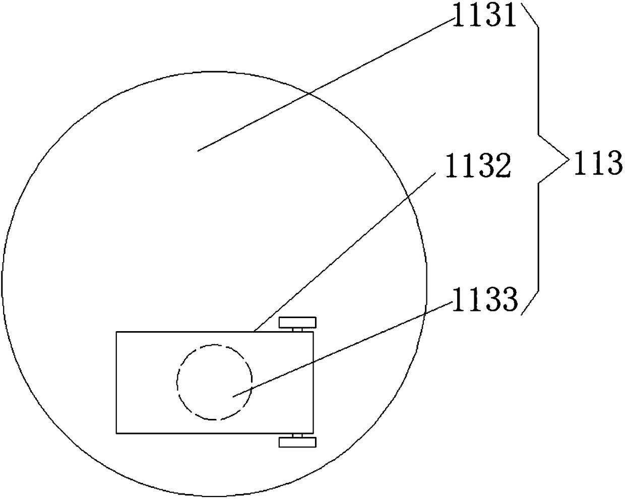 Multiple-stage treatment gas washing device