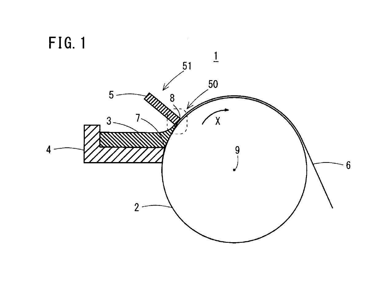 Apparatus for producing thin metal strip and method for producing thin metal strip using the same