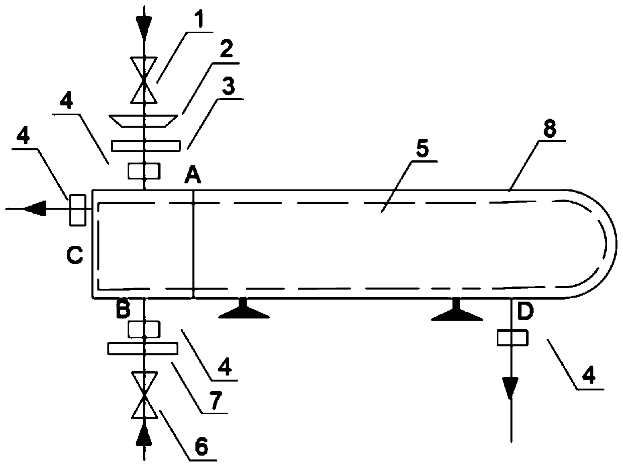 Device and method for online measurement and calibration of heat content of high-temperature pyrolysis coal gas