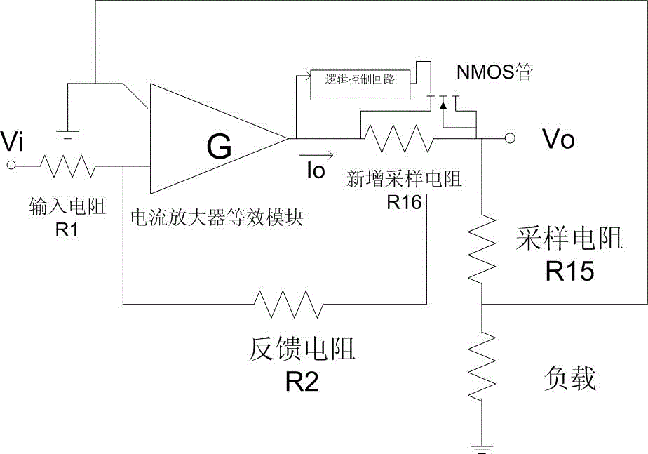 High-efficiency energy-saving current amplifier