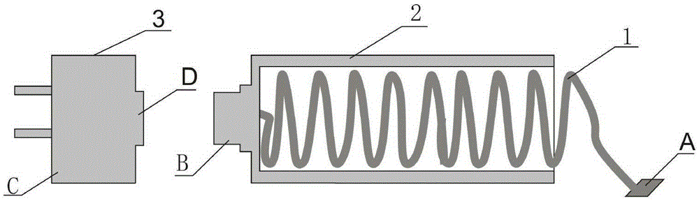 Soft-spring power supply transmission device