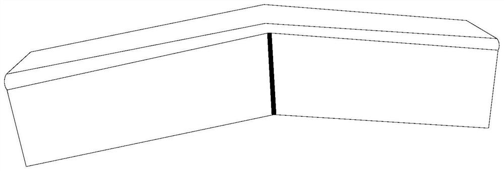 Welding method for angle iron tower clad steel