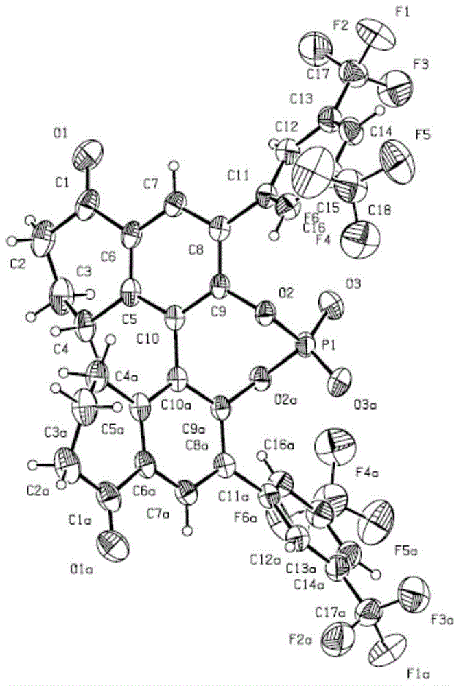 Chiral phosphoric acid with 5,5'-bitetralone skeleton and preparation method thereof