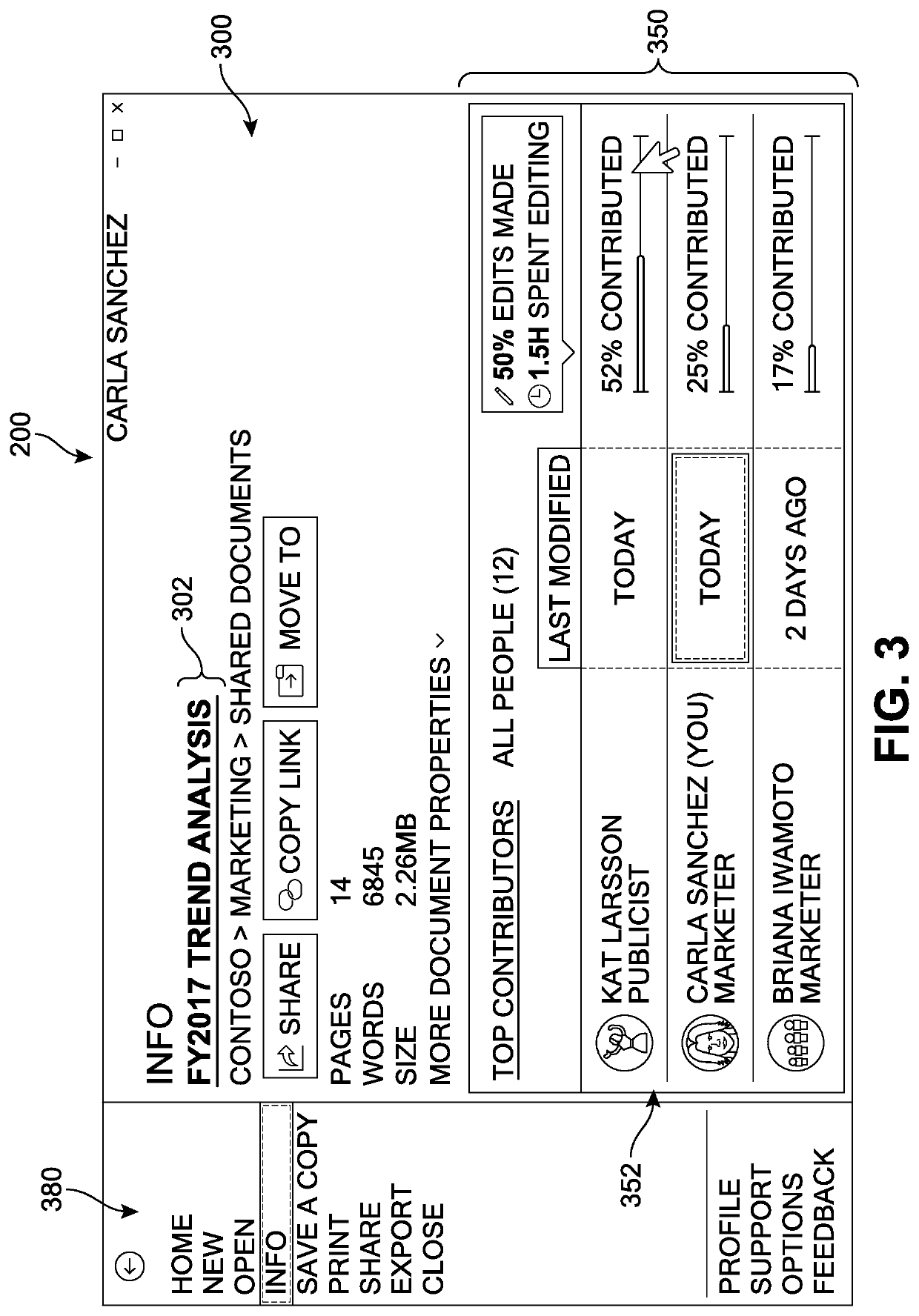 Document contribution management system