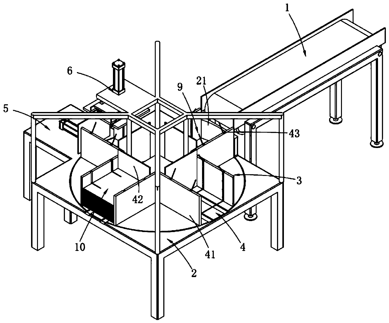 Automatic packaging device for woven bags