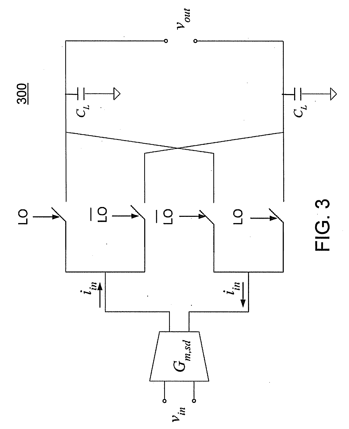 Passive mixer having transconductance amplifier with source degeneration capacitance