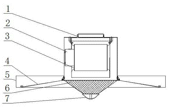 Range hood oil cup structure