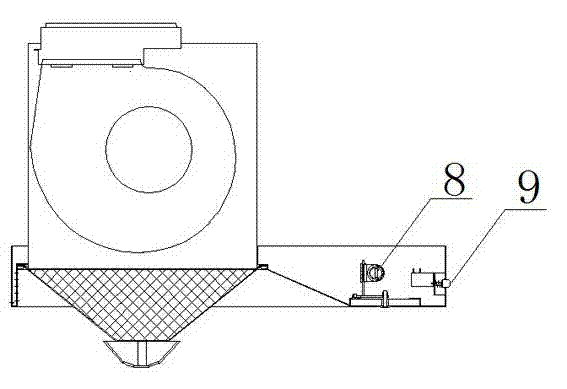 Range hood oil cup structure