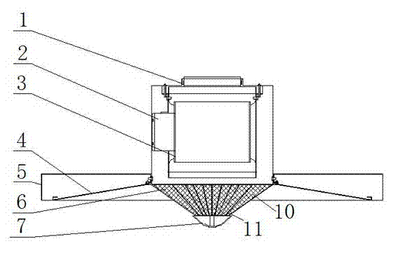 Range hood oil cup structure