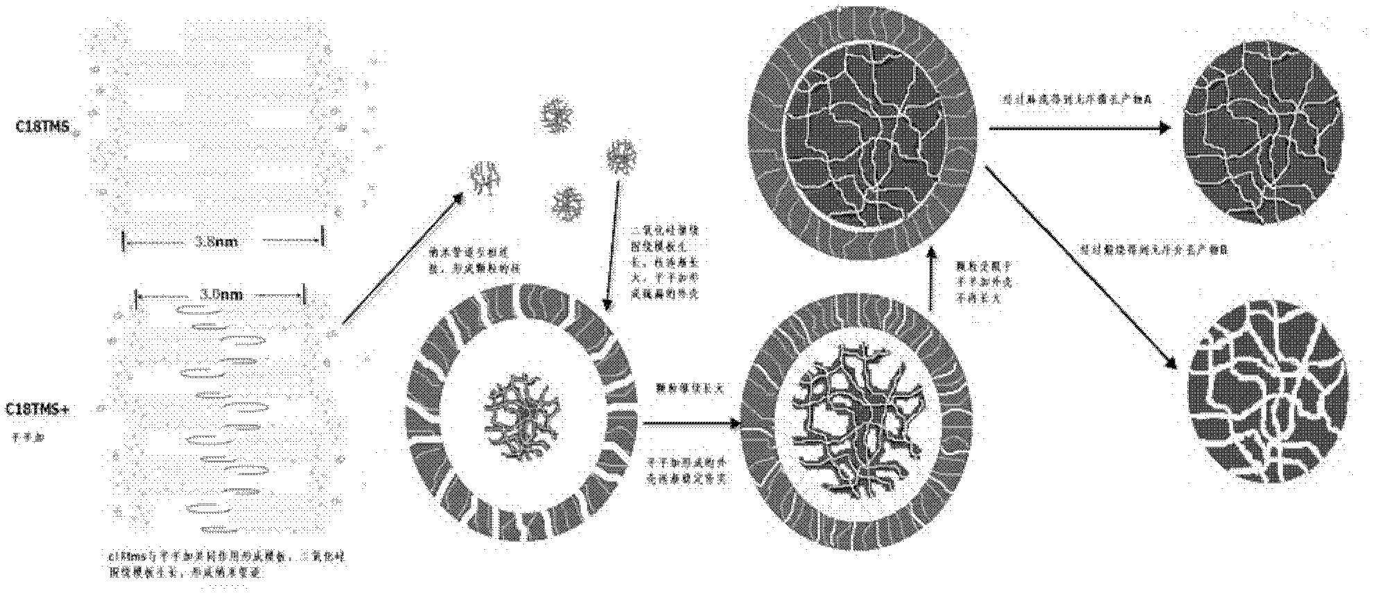 Preparation of disordered porous silicon dioxide material and application of fatty alcohol-polyoxyethylene ether to preparation of disordered porous silicon dioxide material