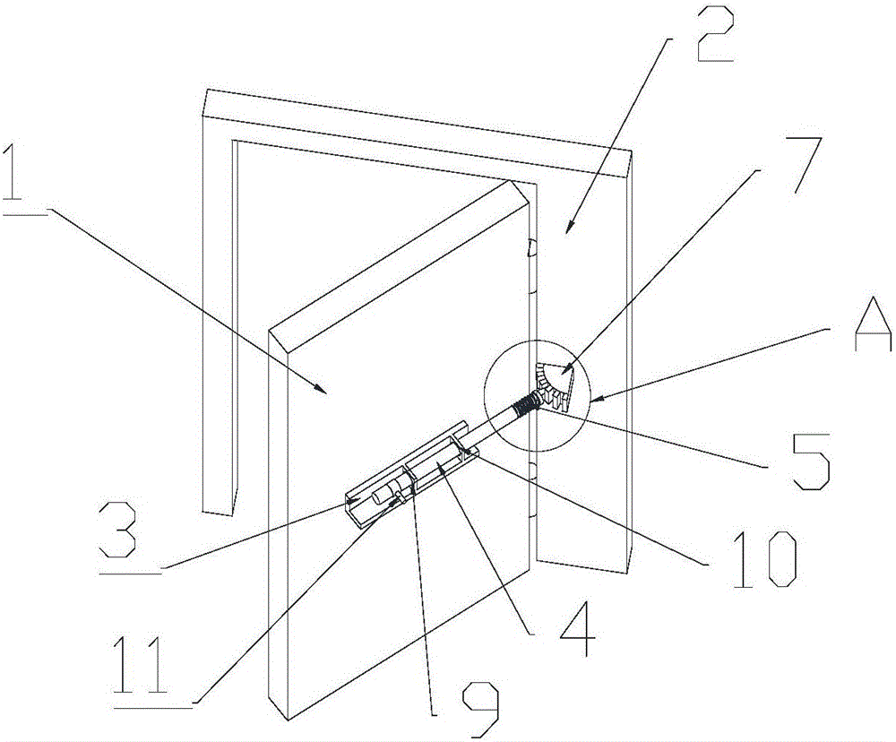 Fixing device for keeping door in half-open state