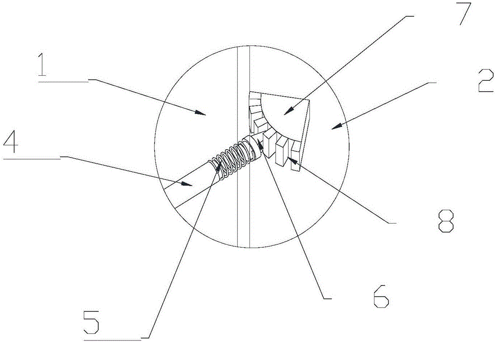 Fixing device for keeping door in half-open state