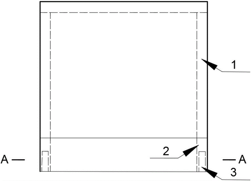 Barrel foundation capable of sinking through blasting and using method thereof