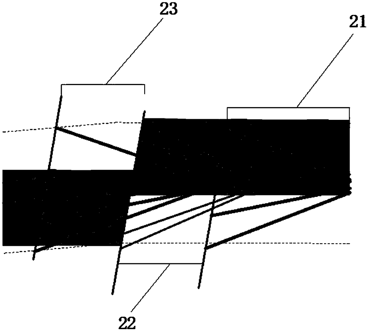 Parallel construction system for comprehensive treatment of water-conducting faults and construction method thereof