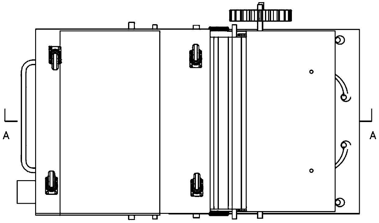 Construction solid waste pick-up box and recovery processing device thereof