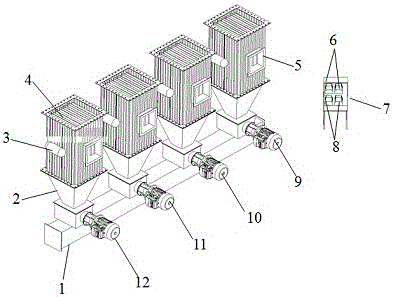 Tail ash recovering device for bag-type dust remover