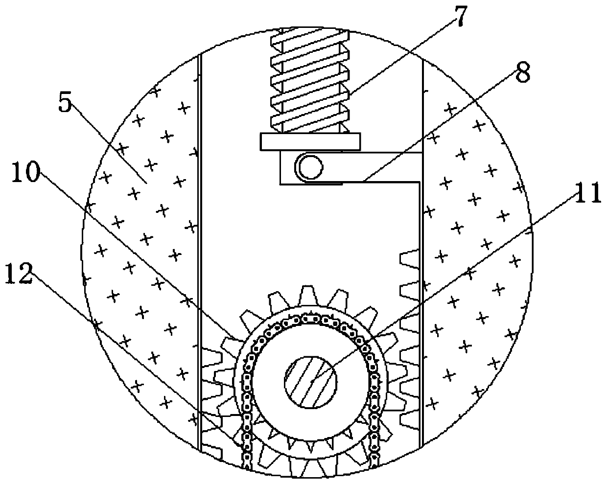 Casement window automatic closing device based on capacitance sensing