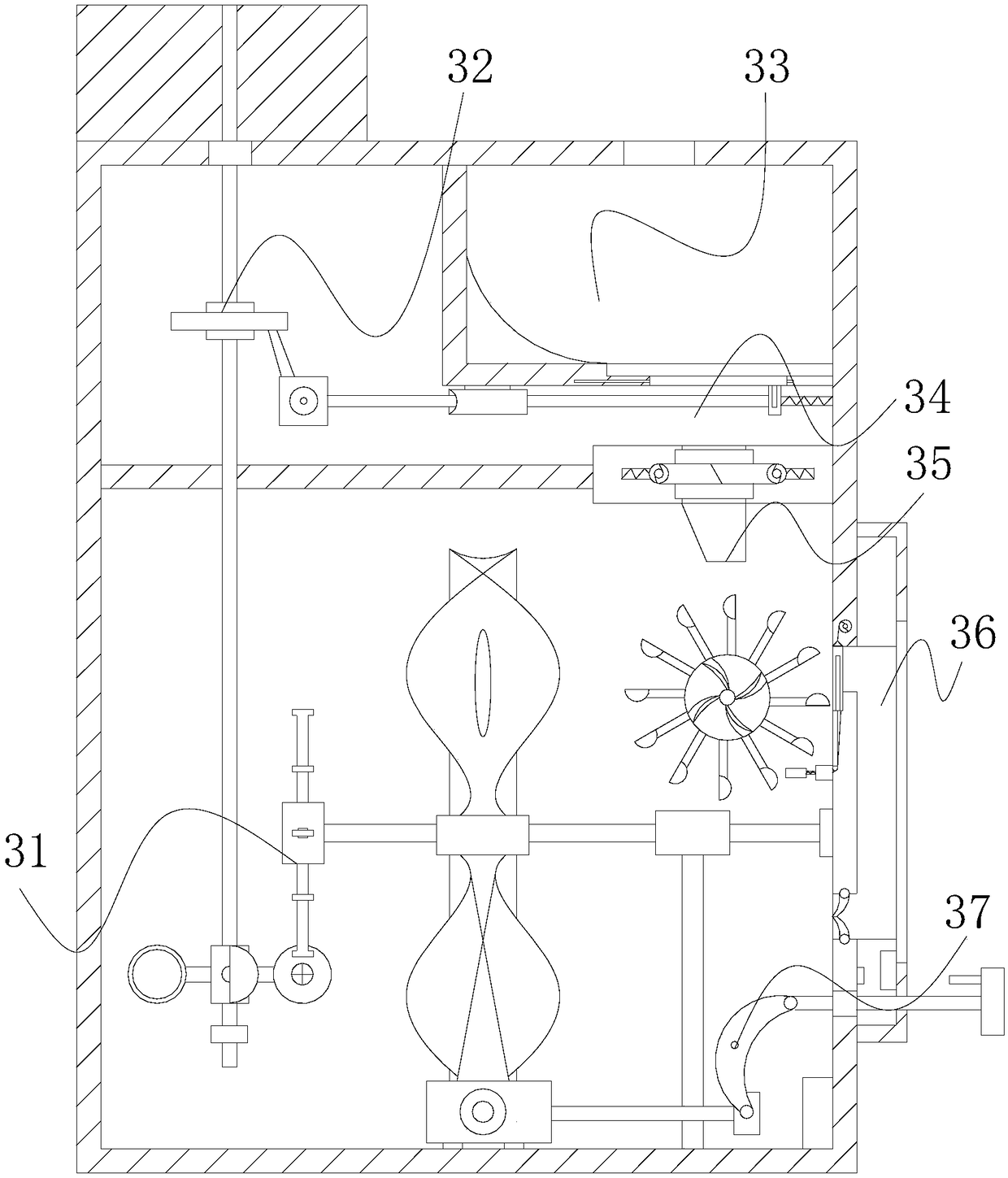 Efficient stirring device for paint production