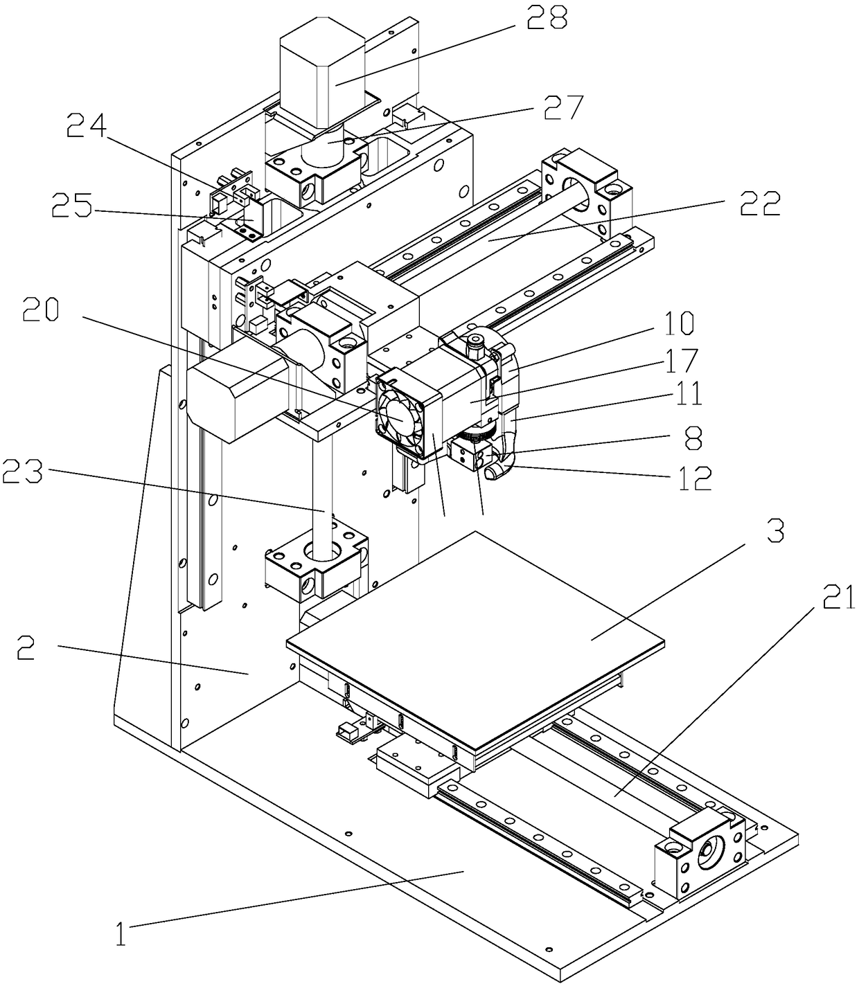 High-precision 3D printer