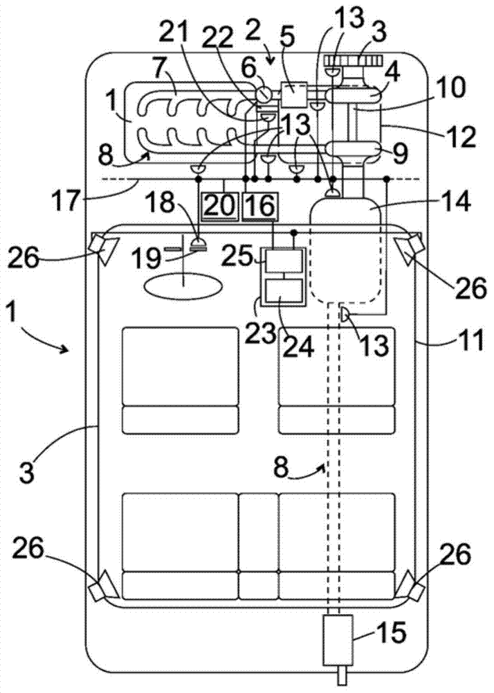 Device for influencing passenger compartment noise