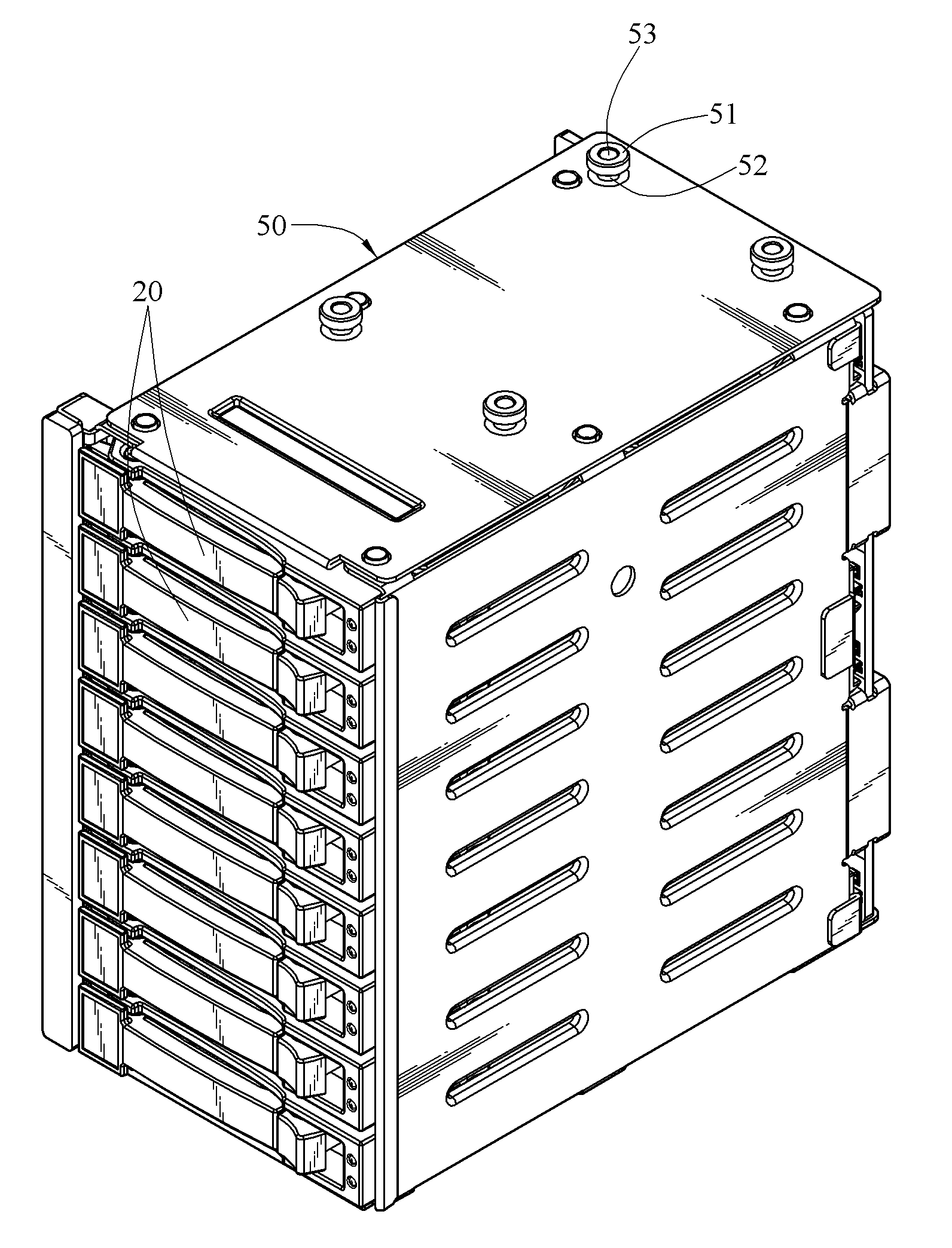 Chassis structure of electronic device