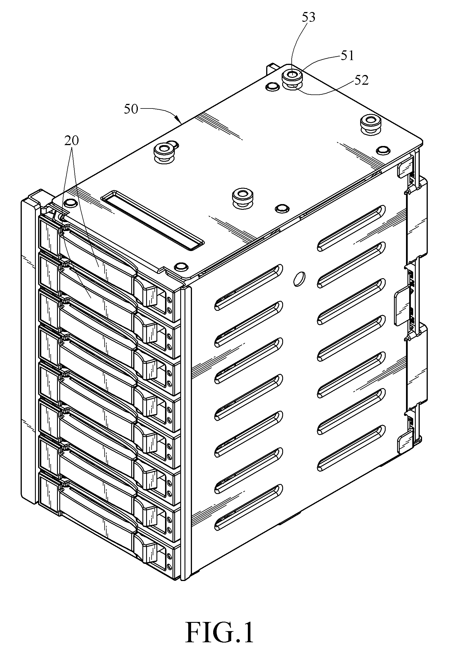 Chassis structure of electronic device