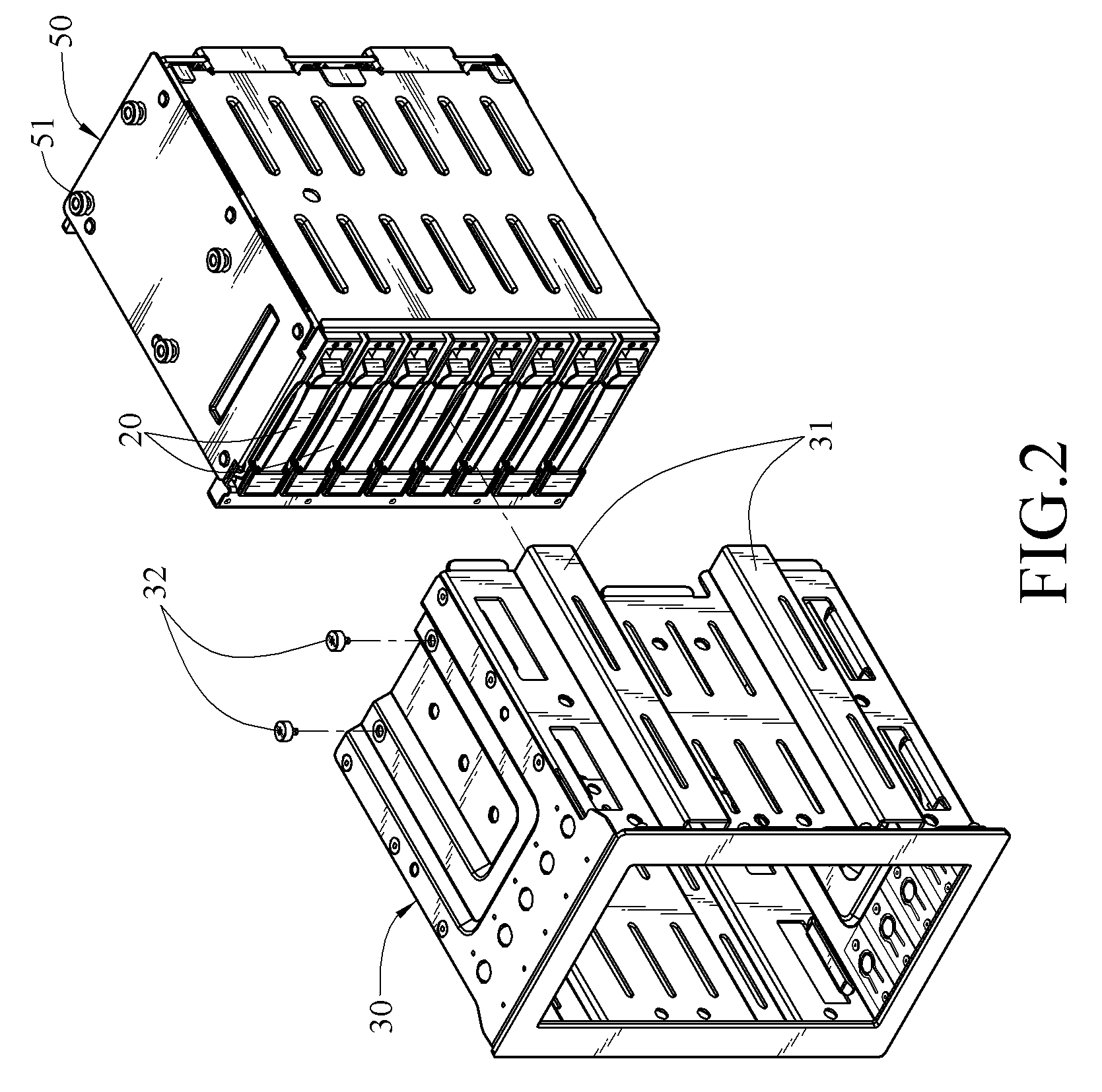 Chassis structure of electronic device