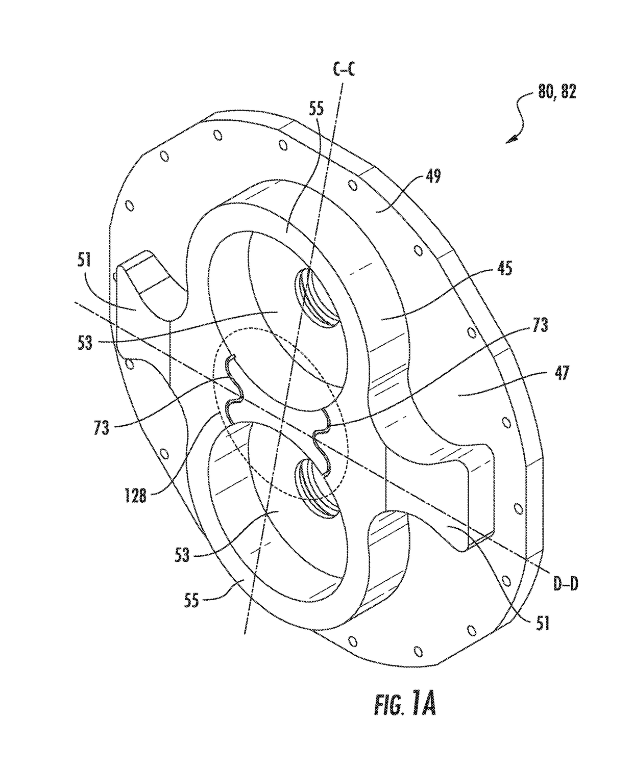 External Gear Pump Integrated with Two Independently Driven Prime Movers