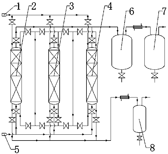 Continuous decontamination process for organic chlorination reaction byproduct hydrochloric acid