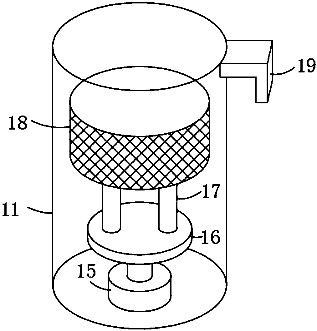 Automatic classifying device for can and bottle type garbage