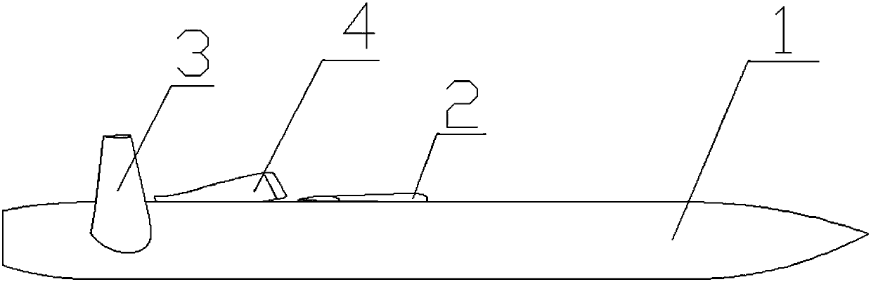 High-subsonic-speed invisible unmanned aerial vehicle