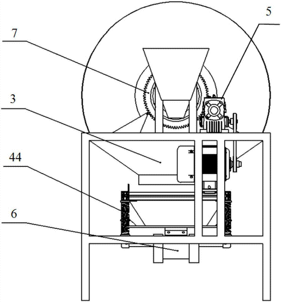 Multifunctional lotus nut screening machine