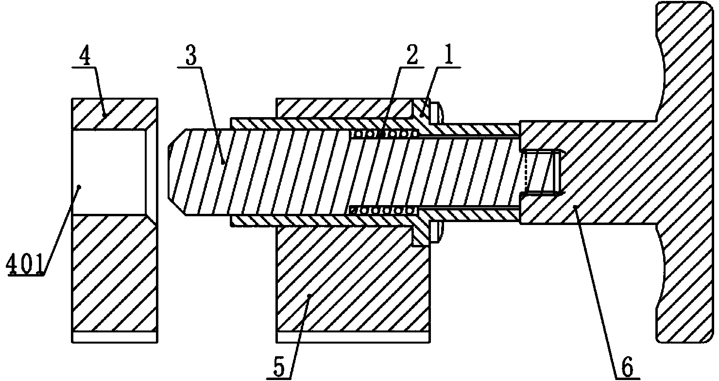 Locking device of manual insertion-pulling stretchable rod