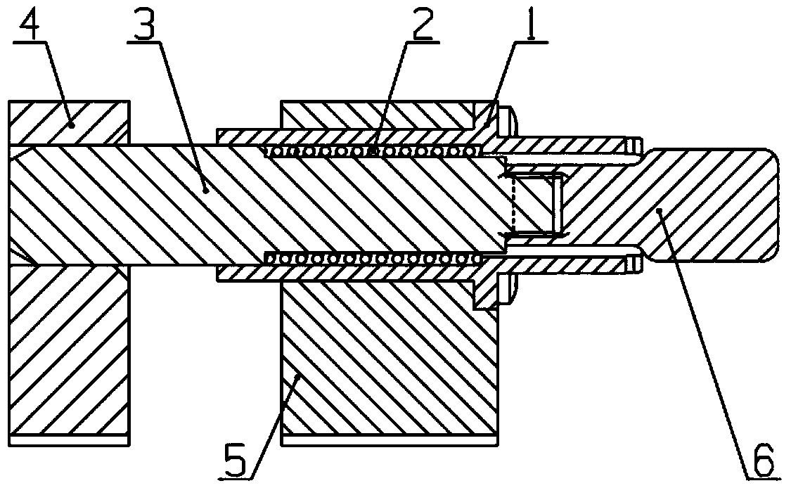 Locking device of manual insertion-pulling stretchable rod