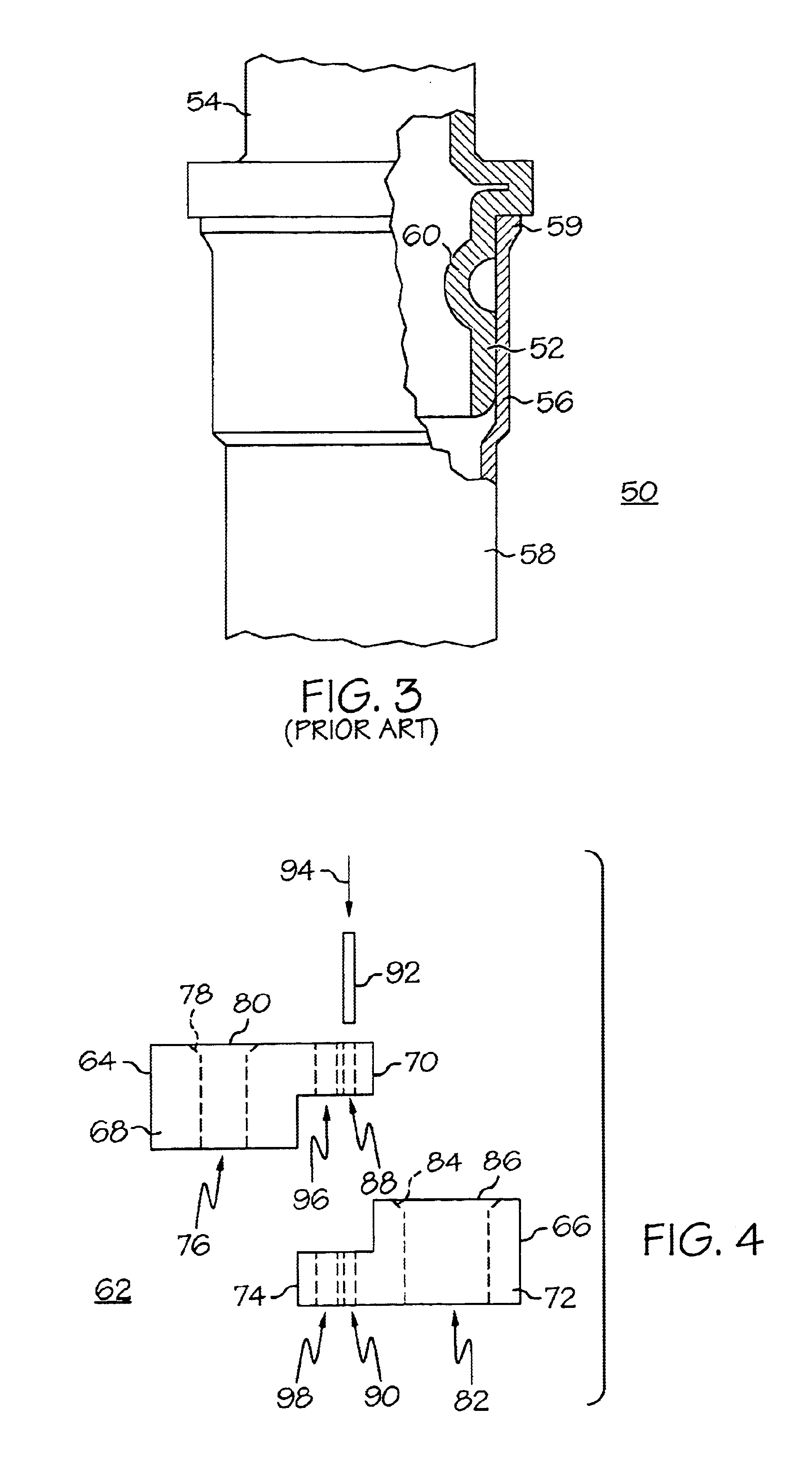 Dual flange for a tube joint assembly