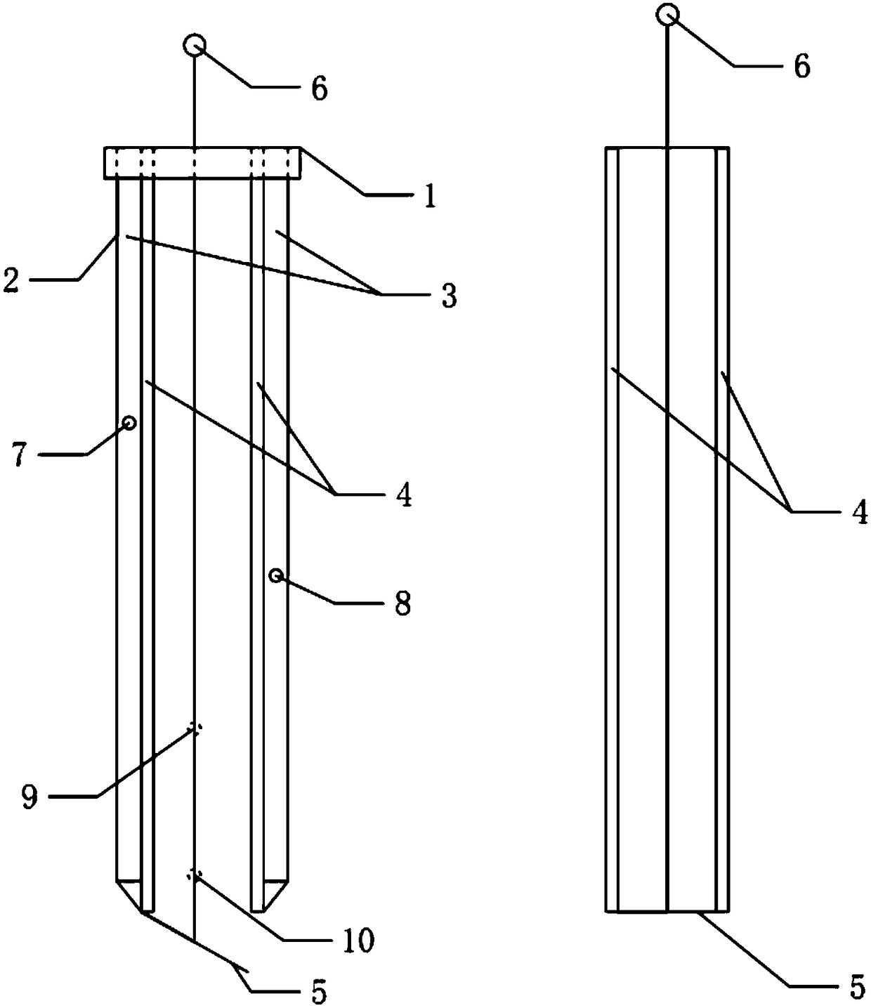 Hyporheic zone deposit and mesenchyme porous water collection apparatus