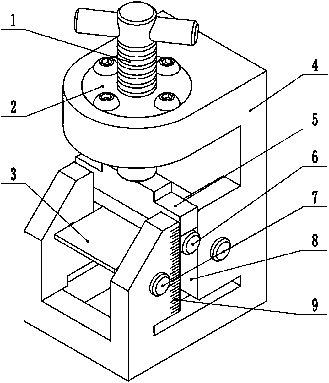 Rapid testing device for toughness of thermal spraying coating and utilization method