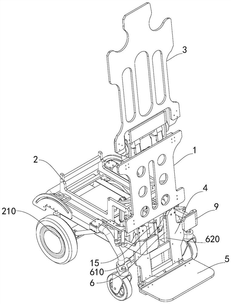 Movable rehabilitation-assisting type standing, lying, sitting and lying integrated structure and robot comprising same