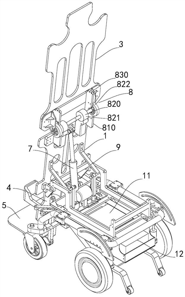 Movable rehabilitation-assisting type standing, lying, sitting and lying integrated structure and robot comprising same