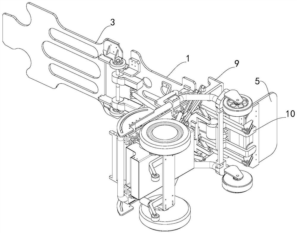 Movable rehabilitation-assisting type standing, lying, sitting and lying integrated structure and robot comprising same