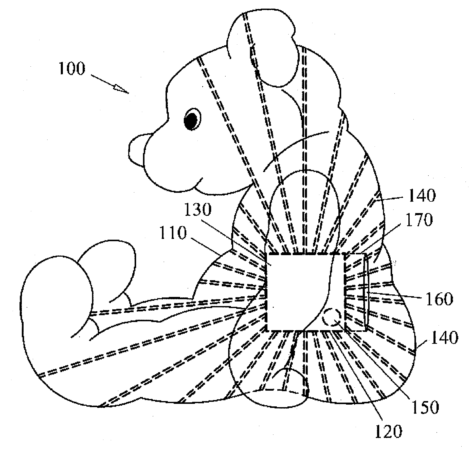 Toy having air purification features and method for making same