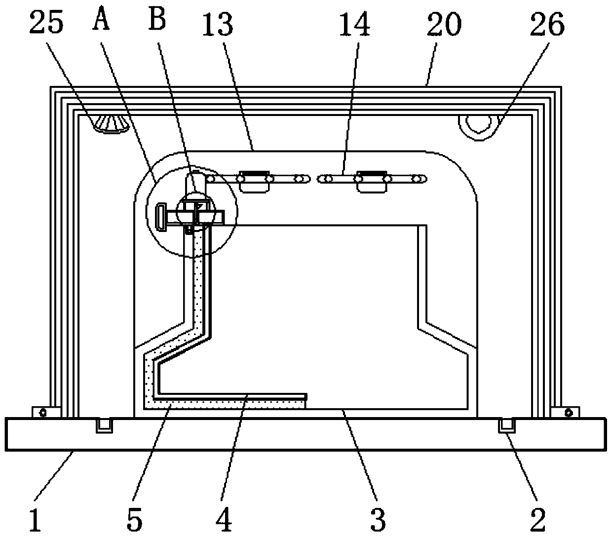 Water-saving type intelligent control concrete prefabricated piece manufacturing device