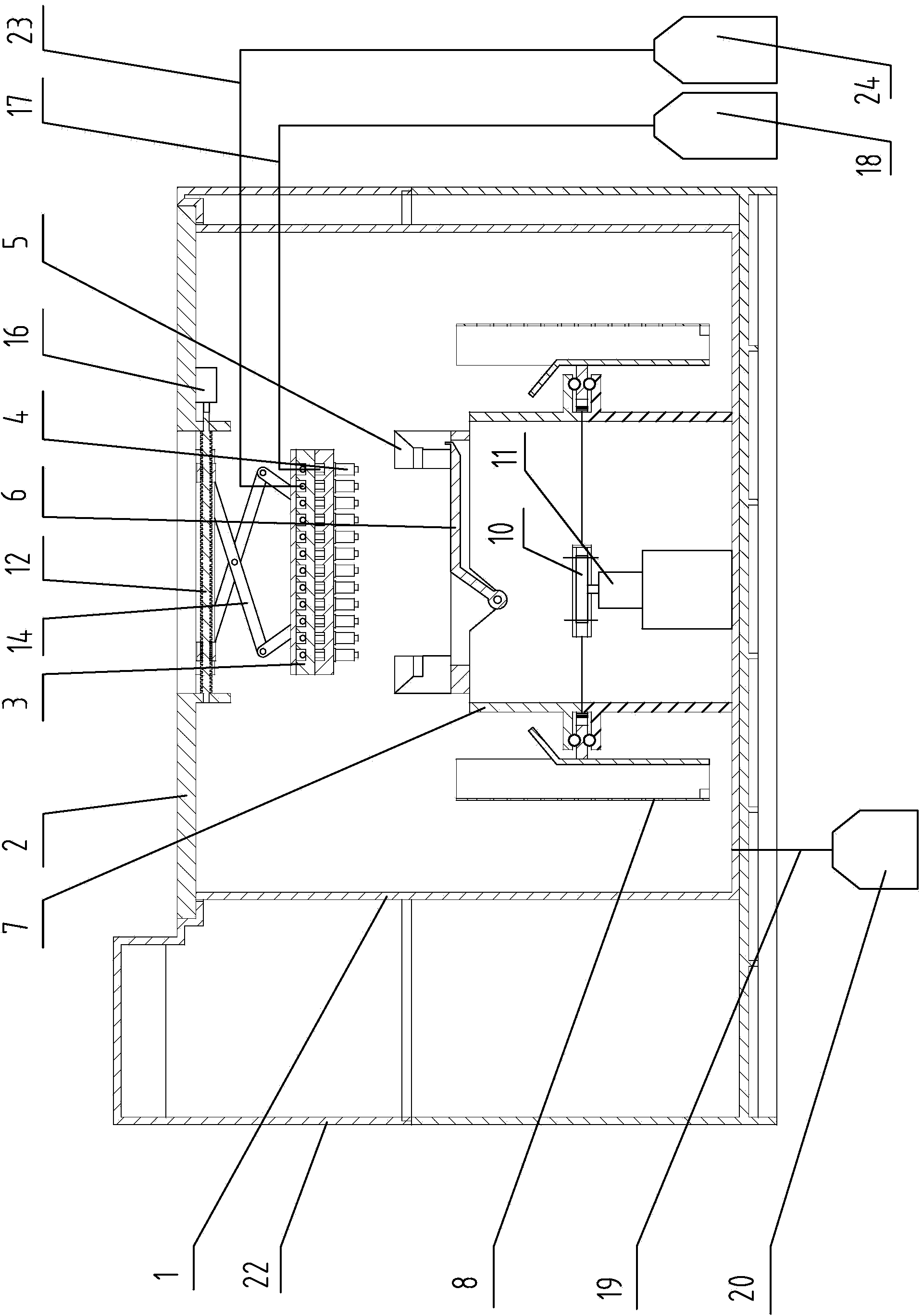 Full-automatic high-efficiency ELISA plate washing machine