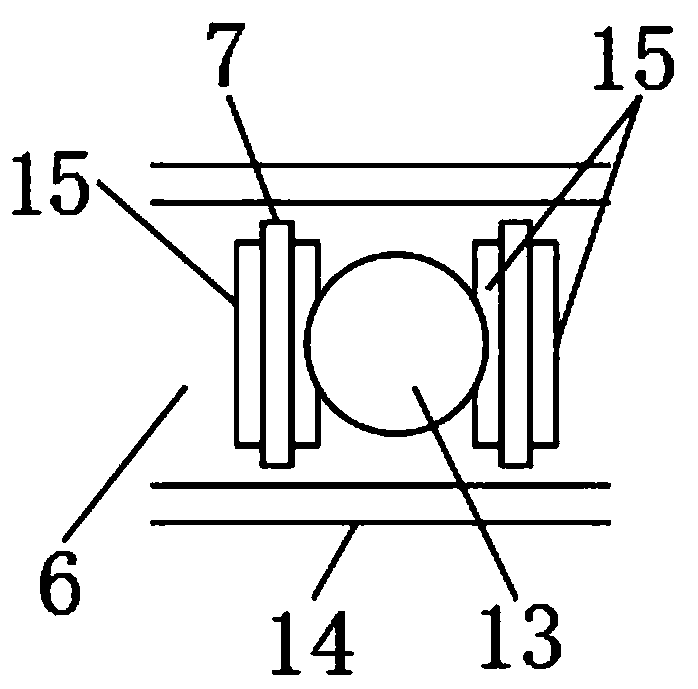 Saline water pushing device