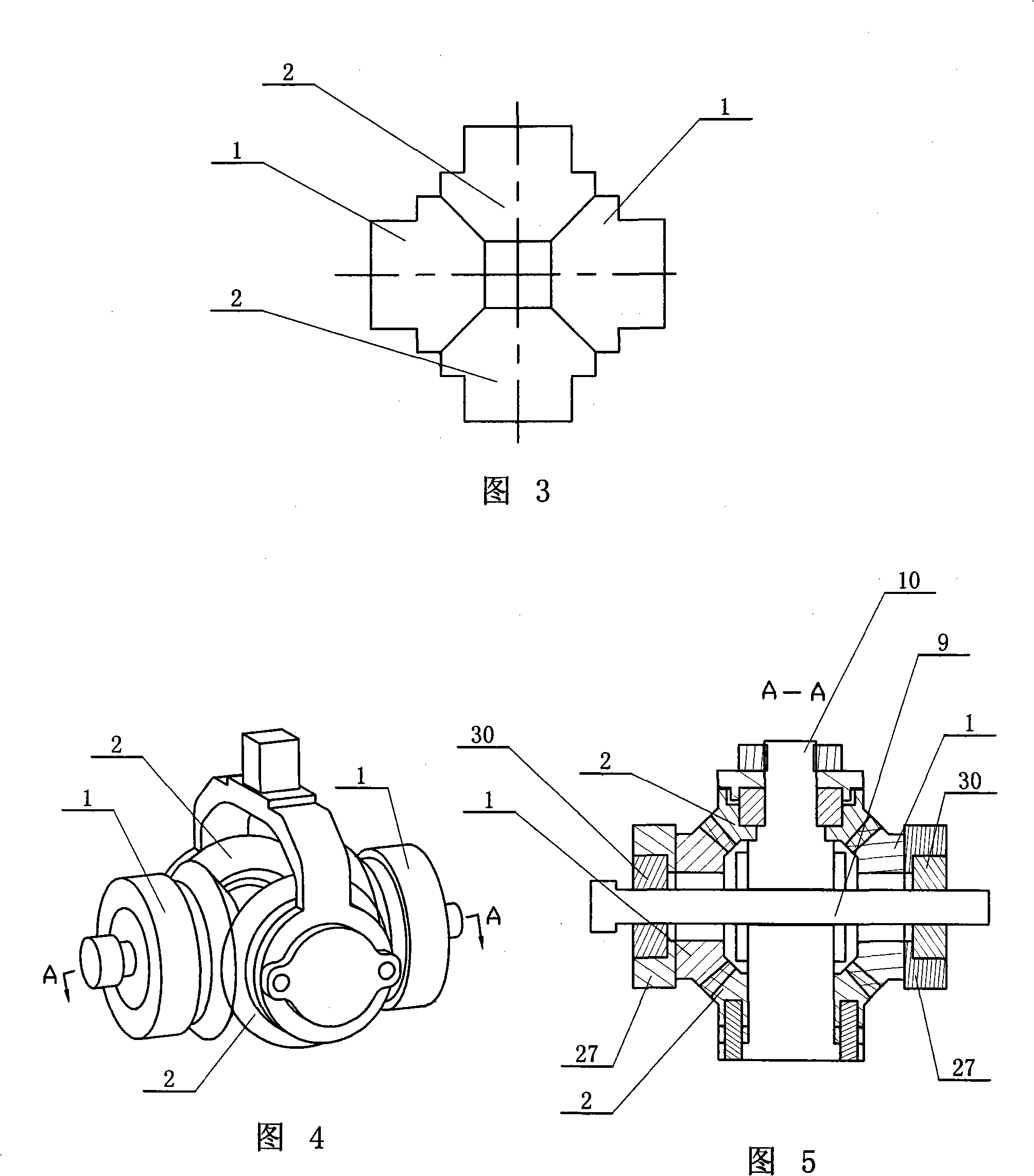 Finger base joint transmission mechanism of dexterous robot hand with adjustable pre-tightening and transmission inter space